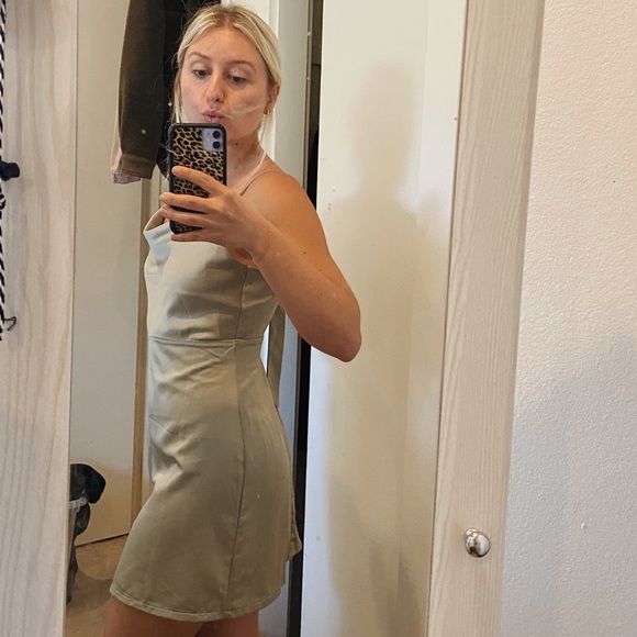 asos light/mint green dress - Picture 1 of 4